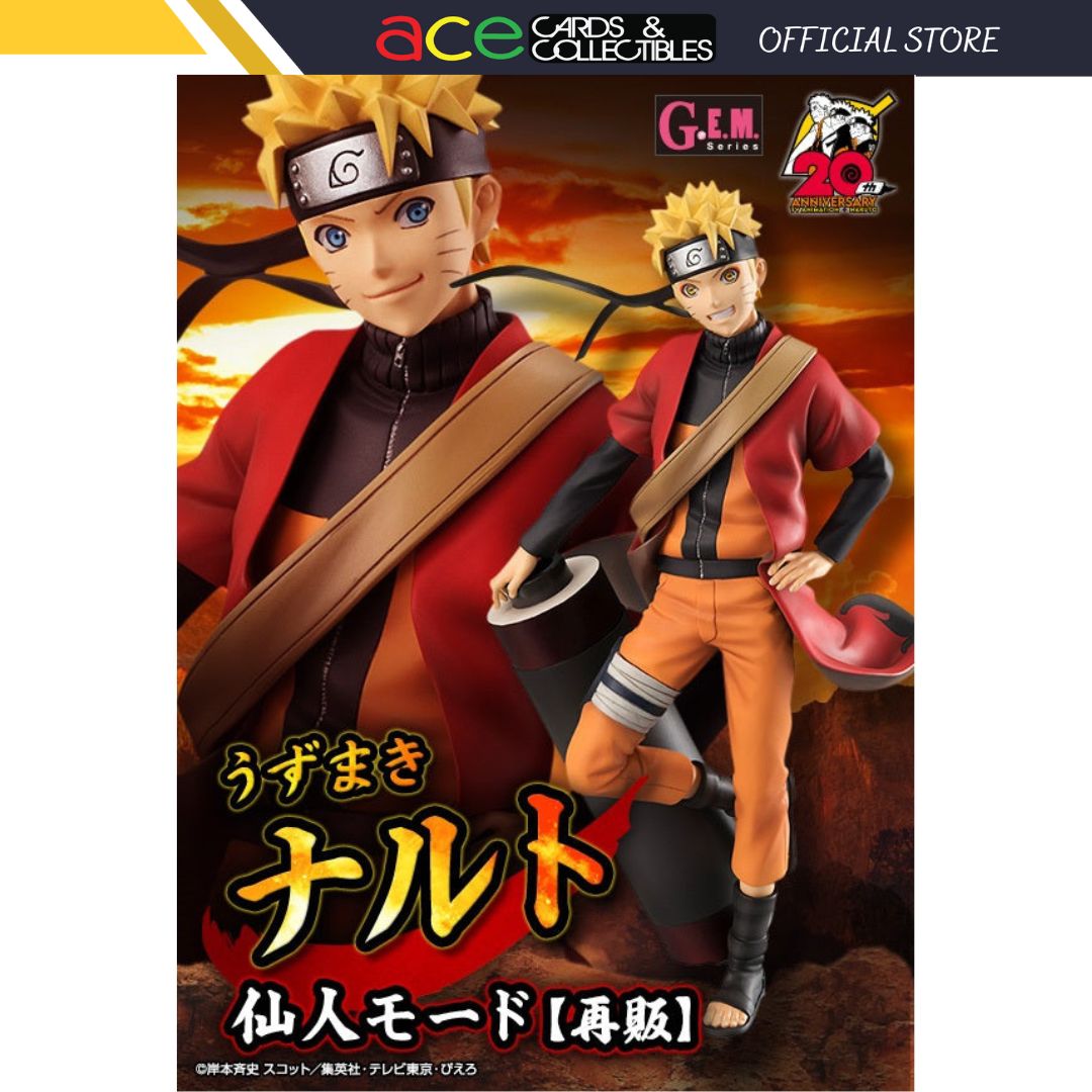 Naruto Shippuden &quot;Naruto Uzumaki&quot; (Sage Mode)-MegaHouse-Ace Cards &amp; Collectibles
