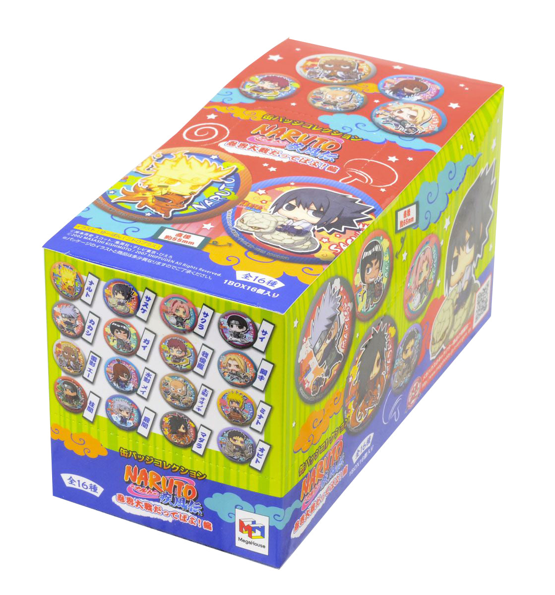 Naruto Shippuden Ninkai Taisen Dattebayo! Can Badge Collection (Reissue)-Single (Random)-MegaHouse-Ace Cards & Collectibles