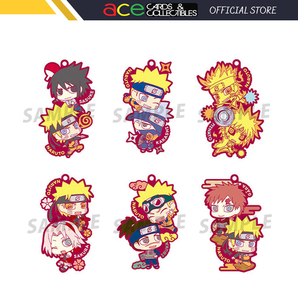 Naruto Shippuden Rubber Mascot Buddy Colle Two Man Cell! (Reissue)-Single (Random)-MegaHouse-Ace Cards & Collectibles