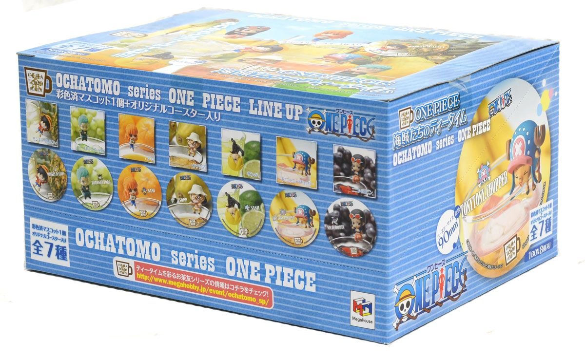 One Piece Ochatomo Series -Tea Time of Pirates-Whole Box (Complete Set of 8)-MegaHouse-Ace Cards &amp; Collectibles