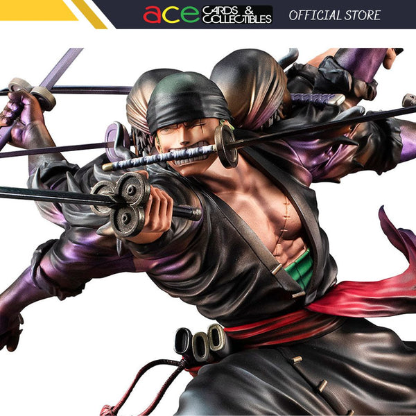 One Piece Portrait of Pirates WA-MAXIMUM "Roronoa Zoro" Demon Aura Nine-Sword Style Asura-MegaHouse-Ace Cards & Collectibles