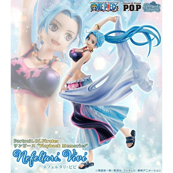 One Piece Portrait.Of.Pirates -Playback Memories- "Nefertari Vivi"-MegaHouse-Ace Cards & Collectibles