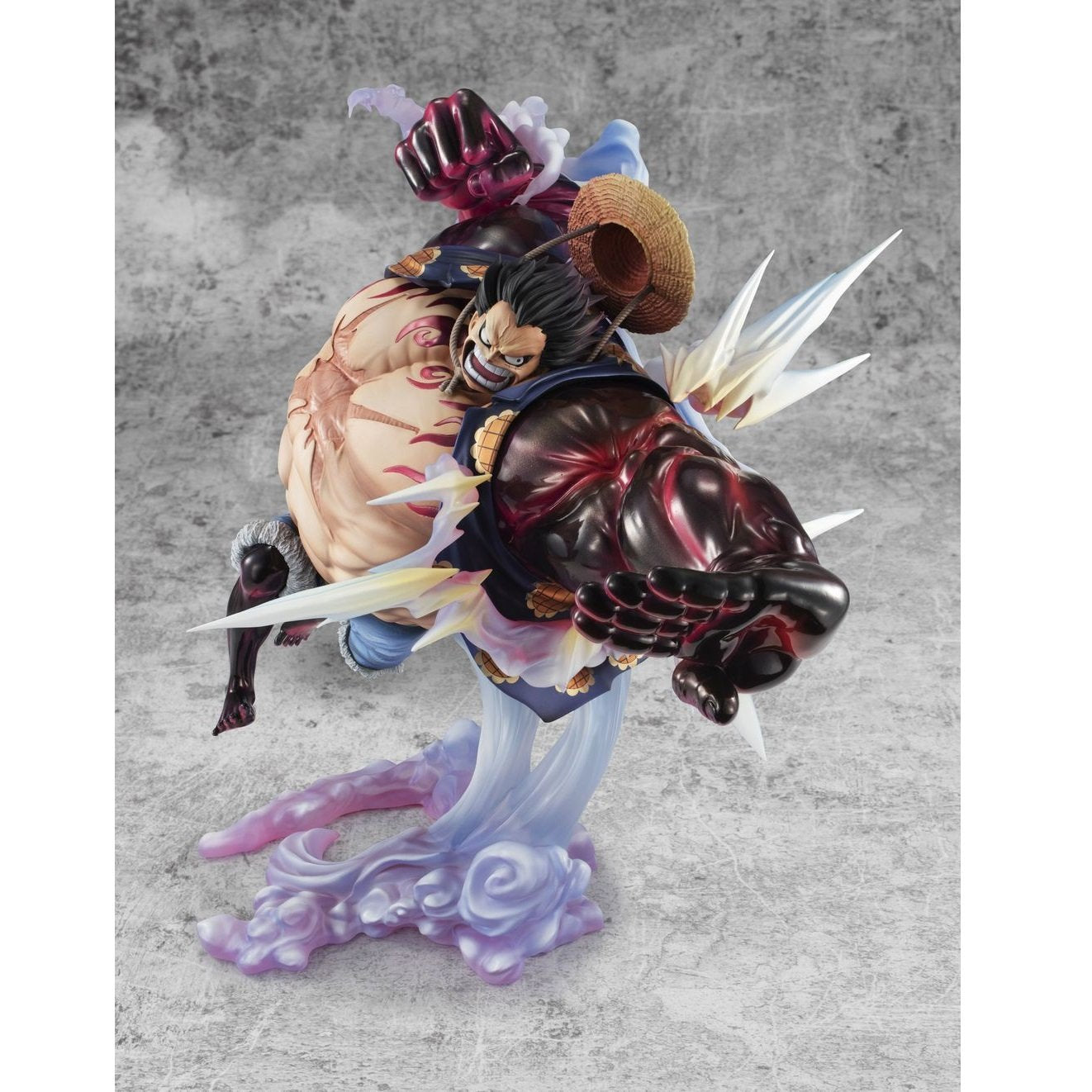 One Piece Portrait.Of.Pirates SA-MAXIMUM "Monkey D. Luffy Gear Four Bounce Man" Ver. 2-MegaHouse-Ace Cards & Collectibles