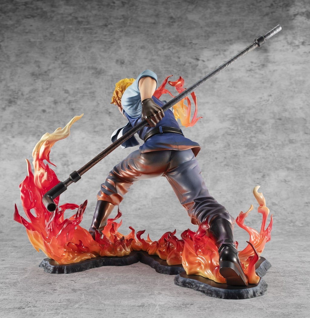 One Piece Portrait.Of.Pirates &quot;Sabo&quot; -Fire fist inheritance- (Limited Edition)-MegaHouse-Ace Cards &amp; Collectibles