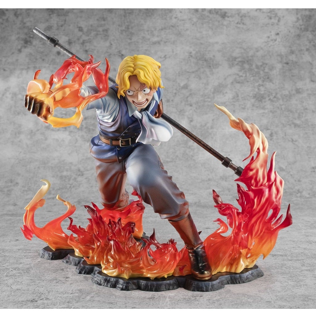 One Piece Portrait.Of.Pirates "Sabo" -Fire fist inheritance- (Limited Edition)-MegaHouse-Ace Cards & Collectibles
