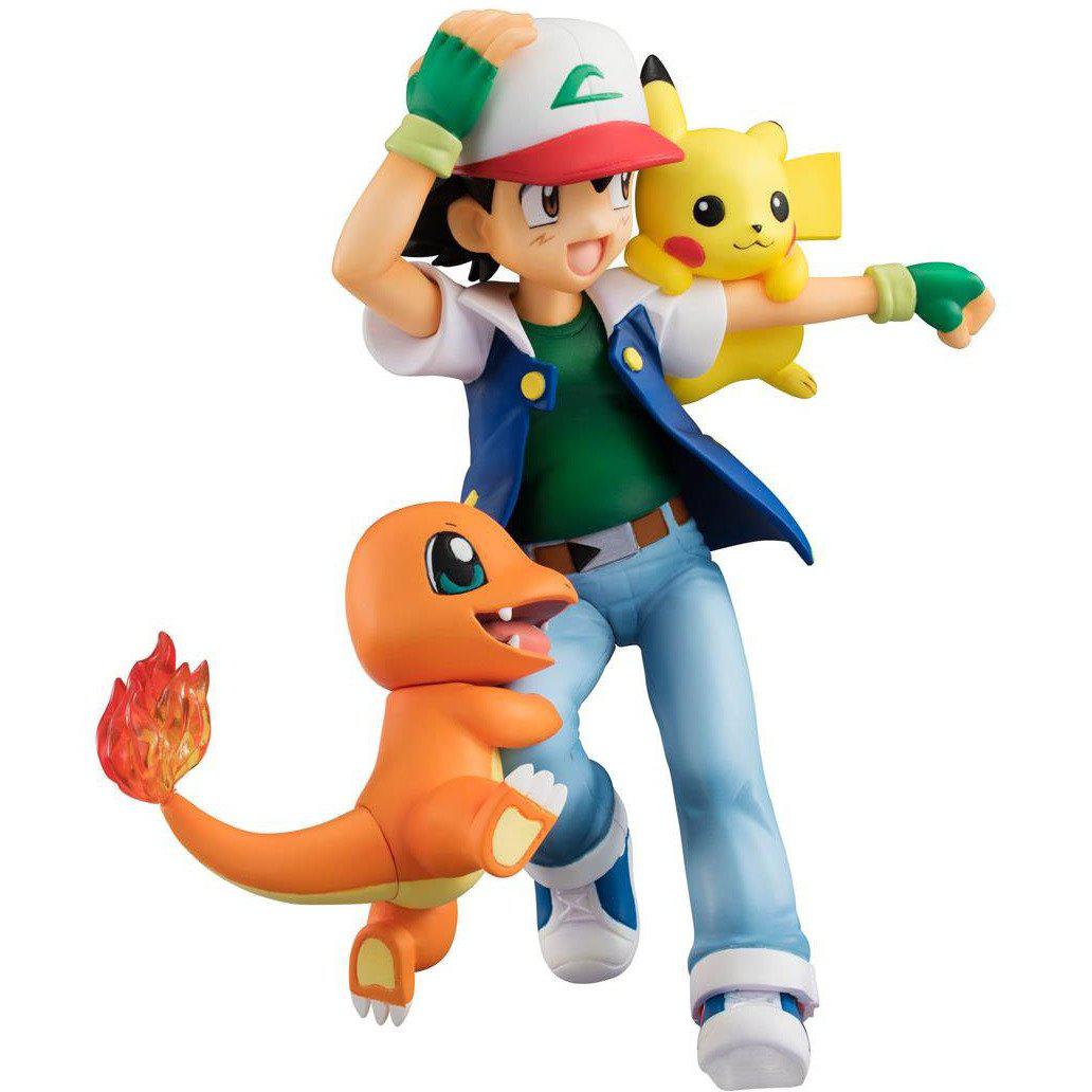 Pokemon G.E.M. Series "Ash Ketchum, Pikachu, and Charmander"-MegaHouse-Ace Cards & Collectibles