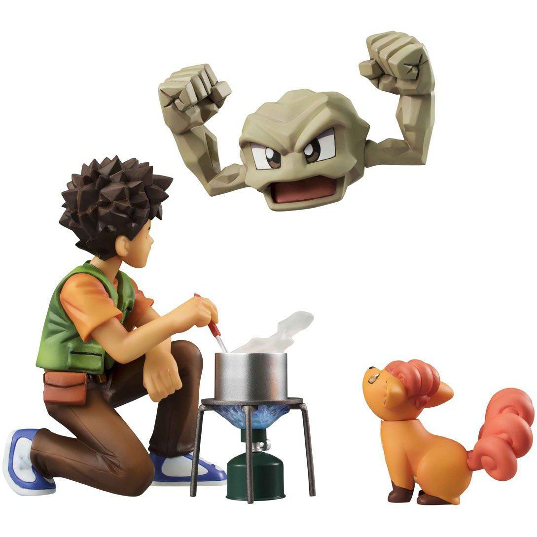 Pokemon G.E.M. Series &quot;Brock, Geodude, and Vulpix&quot;-MegaHouse-Ace Cards &amp; Collectibles