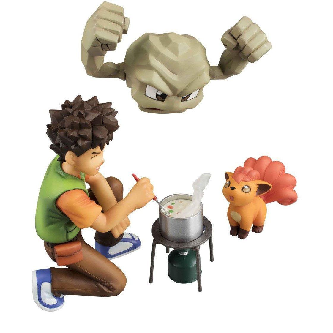 Pokemon G.E.M. Series &quot;Brock, Geodude, and Vulpix&quot;-MegaHouse-Ace Cards &amp; Collectibles