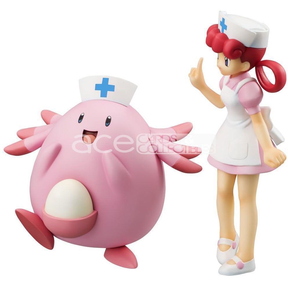 Pokemon G.E.M. Series &quot;Nurse Joy &amp; Chansey&quot;-MegaHouse-Ace Cards &amp; Collectibles