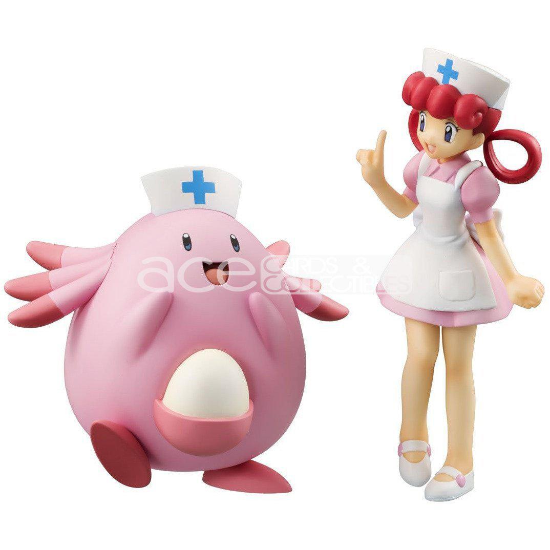 Pokemon G.E.M. Series &quot;Nurse Joy &amp; Chansey&quot;-MegaHouse-Ace Cards &amp; Collectibles