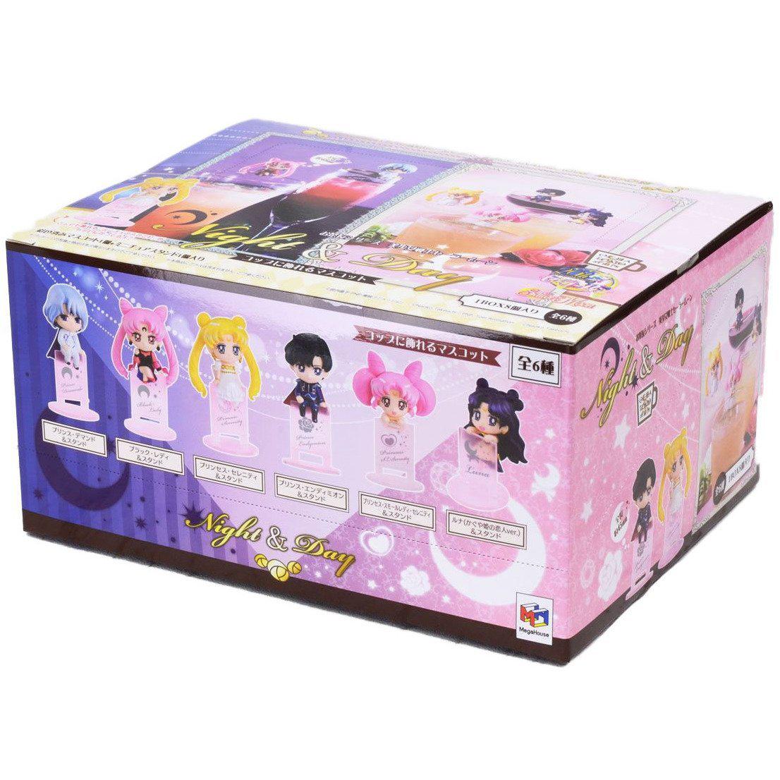 Sailor Moon Ochatomo Series -Night &amp; Day-Display Box (Set of 8)-MegaHouse-Ace Cards &amp; Collectibles