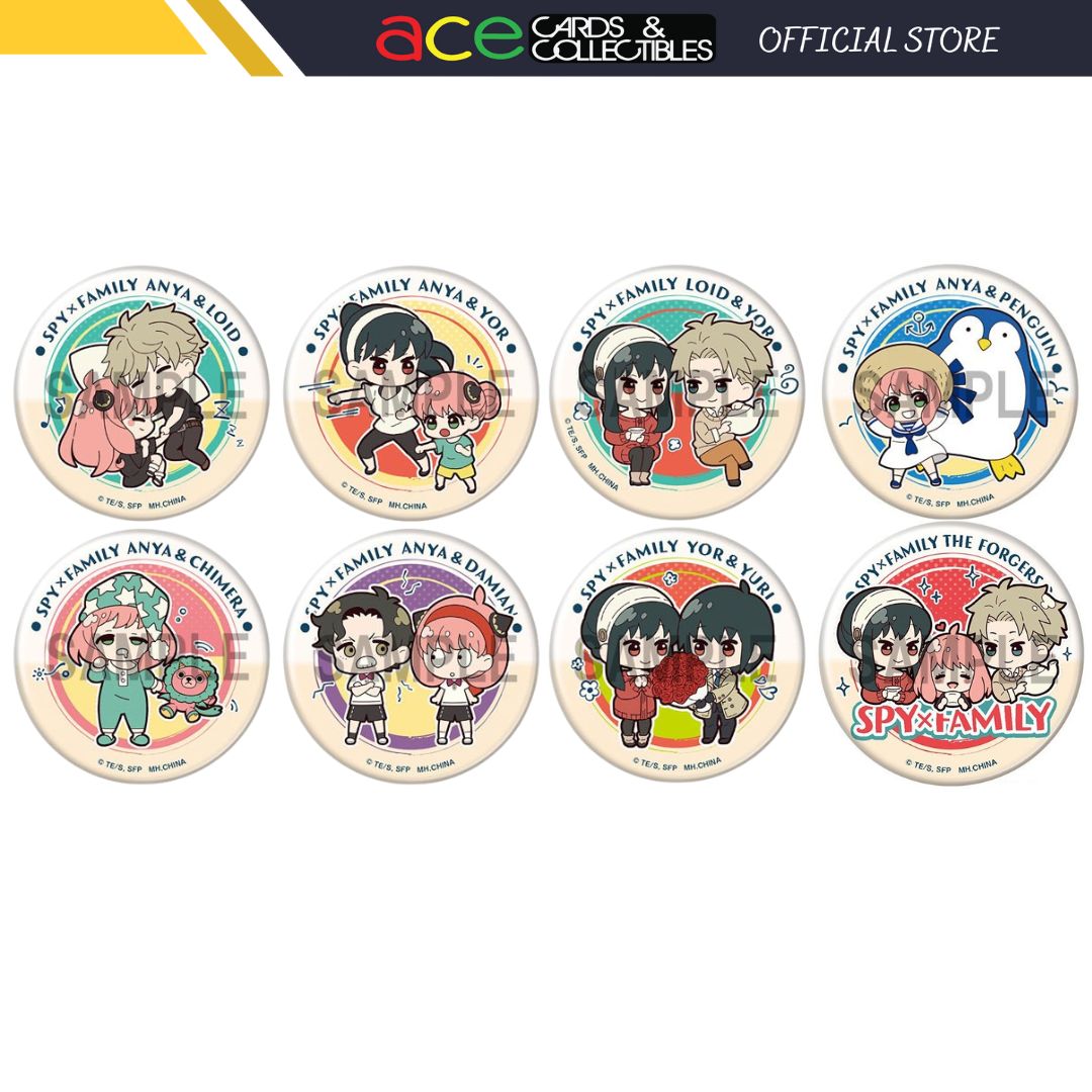 Spy x Family Buddycolle Metal Badge Collection-Single (Random)-MegaHouse-Ace Cards & Collectibles