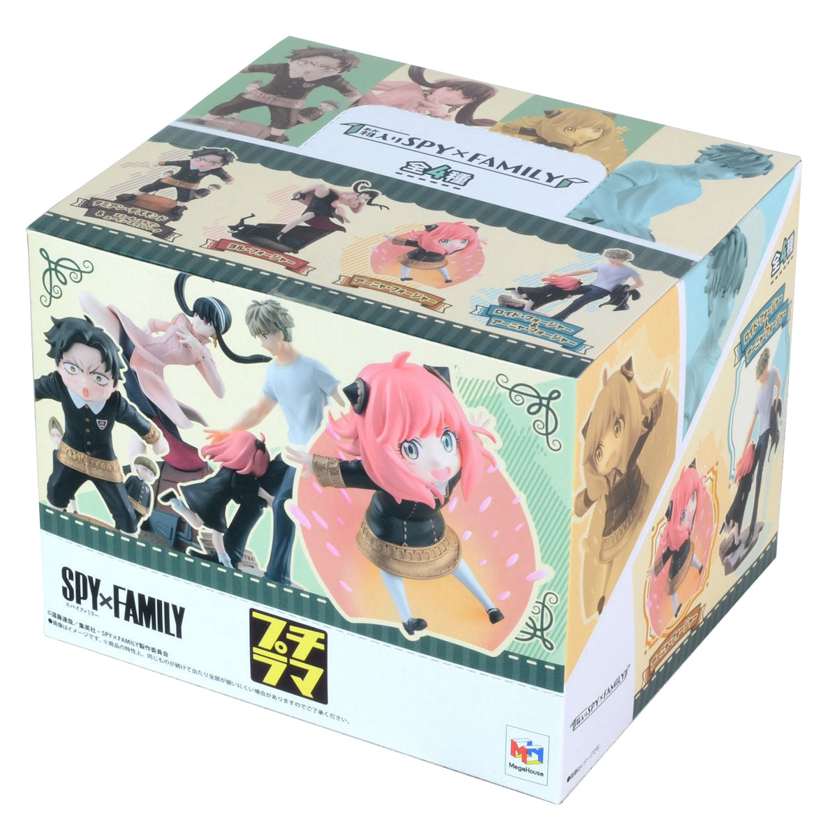 Spy x Family Petitrama Series-Whole Box (Complete Set of 4)-MegaHouse-Ace Cards &amp; Collectibles