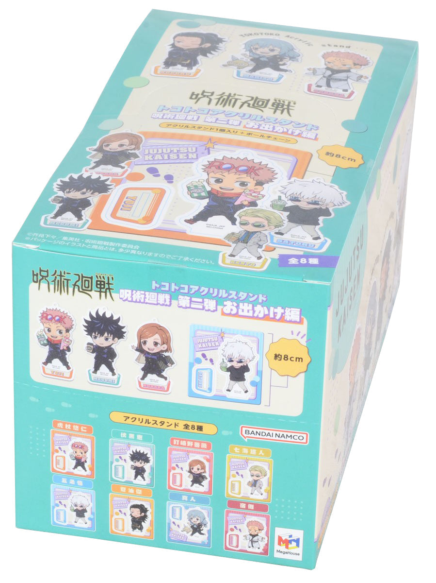 Tokotoko Series Acrylic Stand Vol.2 &quot;Jujutsu Kaisen&quot;-Whole Box (Complete Set of 8)-MegaHouse-Ace Cards &amp; Collectibles