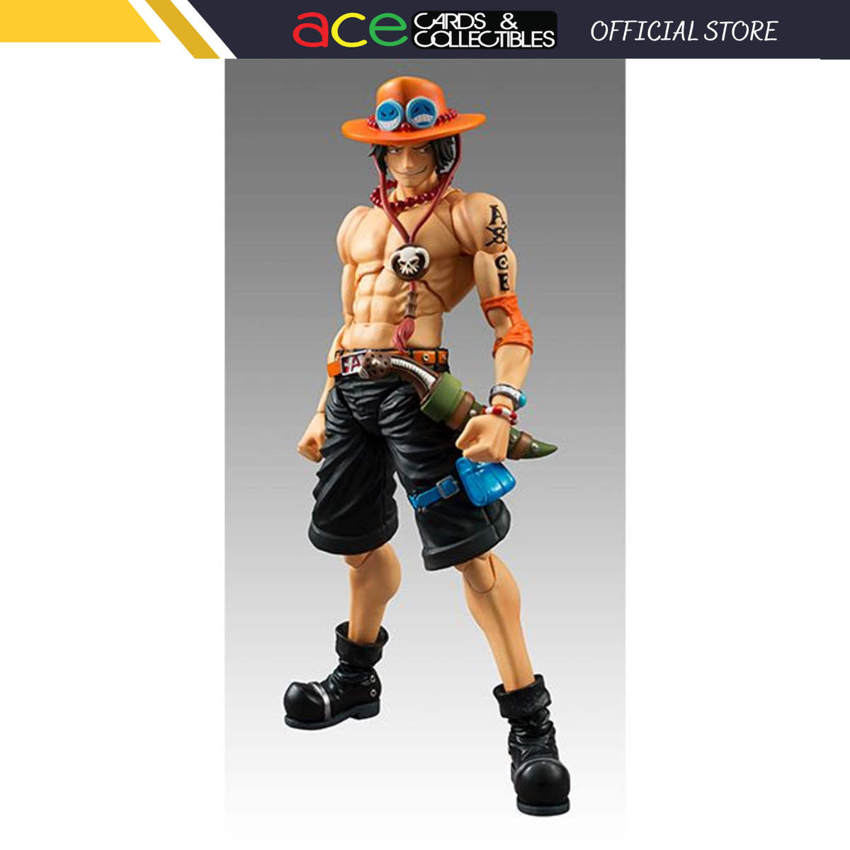 Variable Action Heroes One Piece "Portgas D. Ace"-MegaHouse-Ace Cards & Collectibles