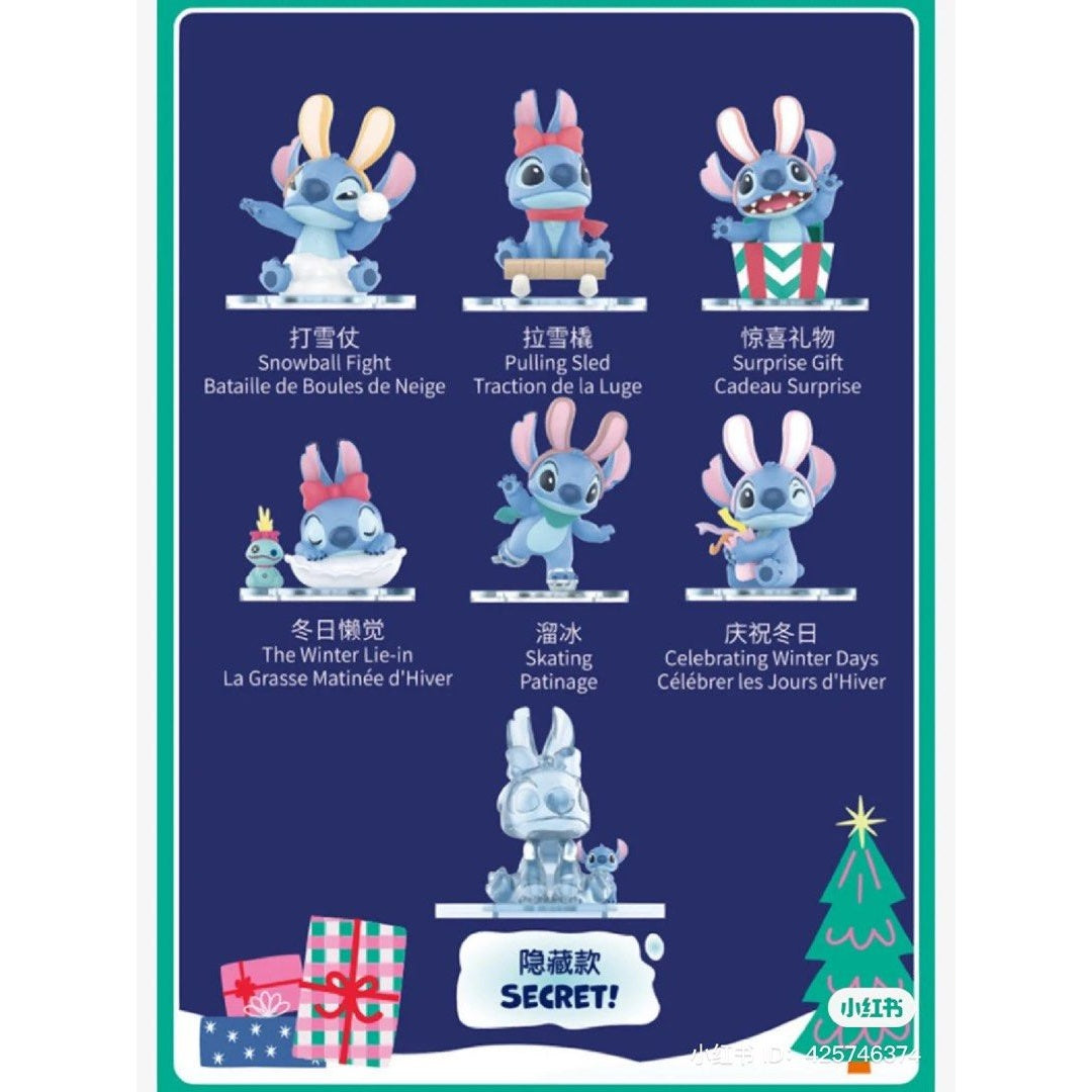 Miniso x Disney Lilo & Stitch Bunny Winter Story Series-Single Box (Random)-Miniso-Ace Cards & Collectibles