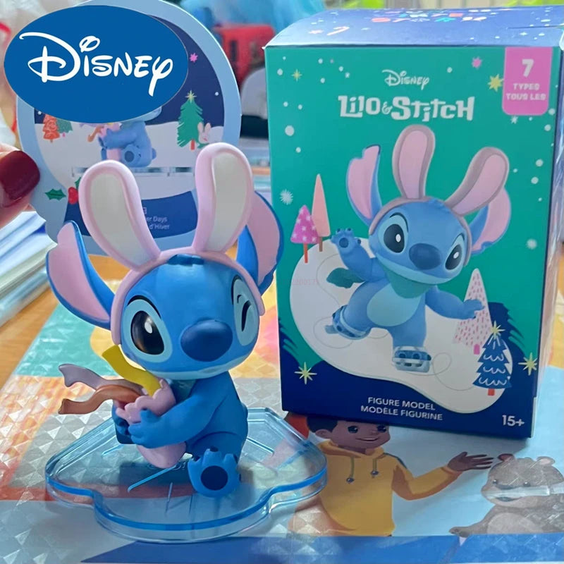 Miniso x Disney Lilo &amp; Stitch Bunny Winter Story Series-Single Box (Random)-Miniso-Ace Cards &amp; Collectibles