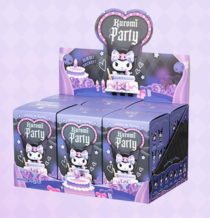 Miniso x Kuromi Party Series-Display Box (6pcs)-Miniso-Ace Cards &amp; Collectibles