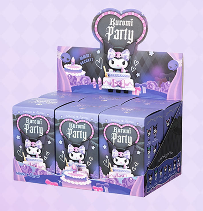 Miniso x Kuromi Party Series-Single Box (Random)-Miniso-Ace Cards & Collectibles