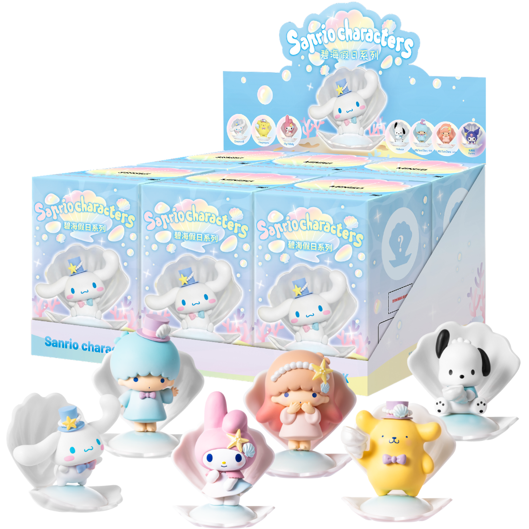 Miniso x Sanrio Characters Blue Sea Holiday Series-Single Box (Random)-Miniso-Ace Cards & Collectibles