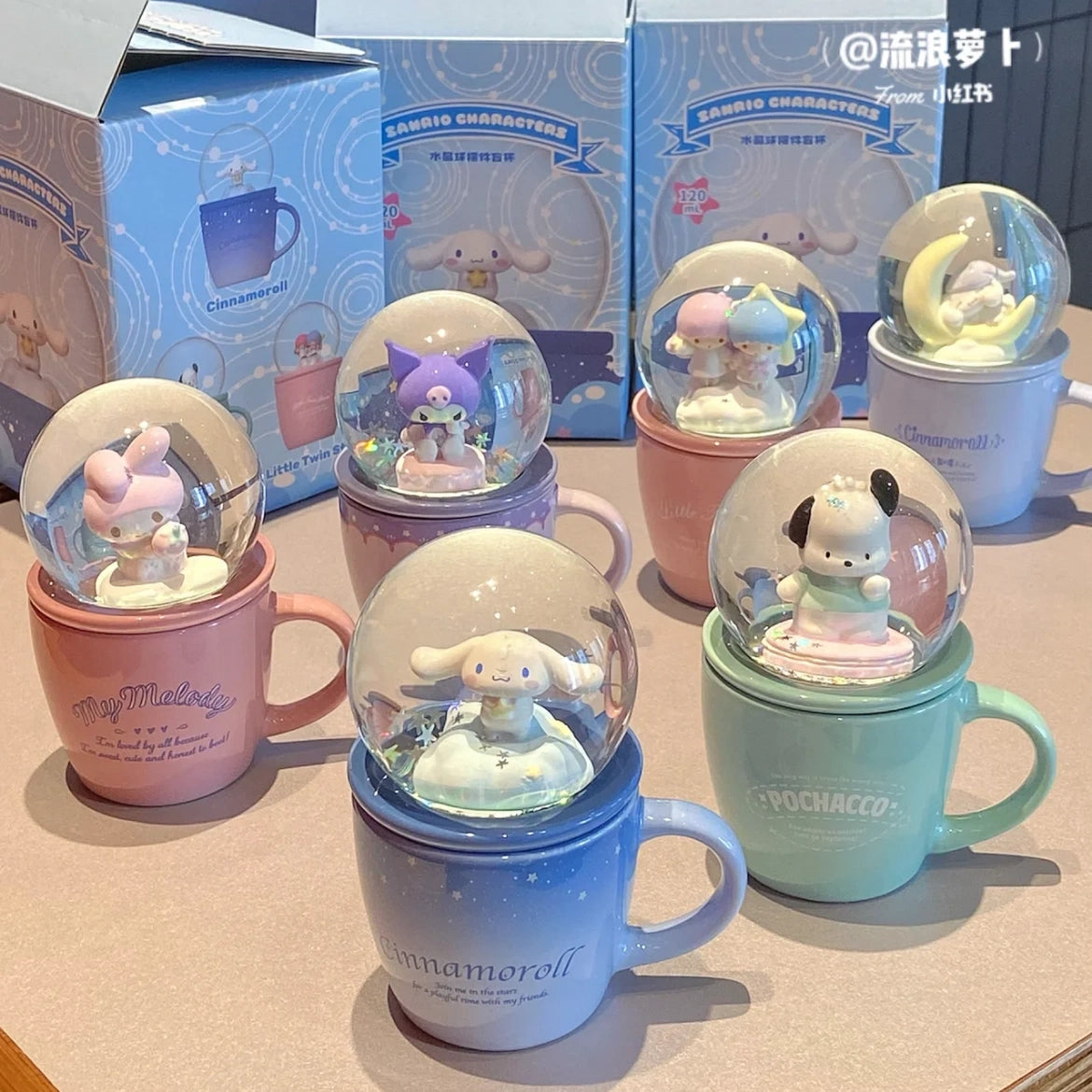Miniso x Sanrio Characters Ceramic Mug Series-Whole Display Box (6pcs)-Miniso-Ace Cards & Collectibles