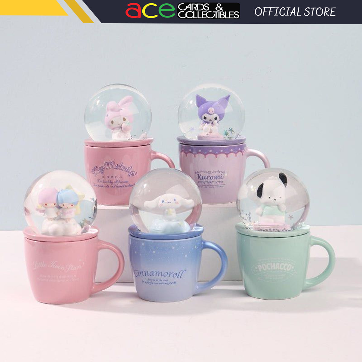 Miniso x Sanrio Characters Ceramic Mug Series-Whole Display Box (6pcs)-Miniso-Ace Cards &amp; Collectibles