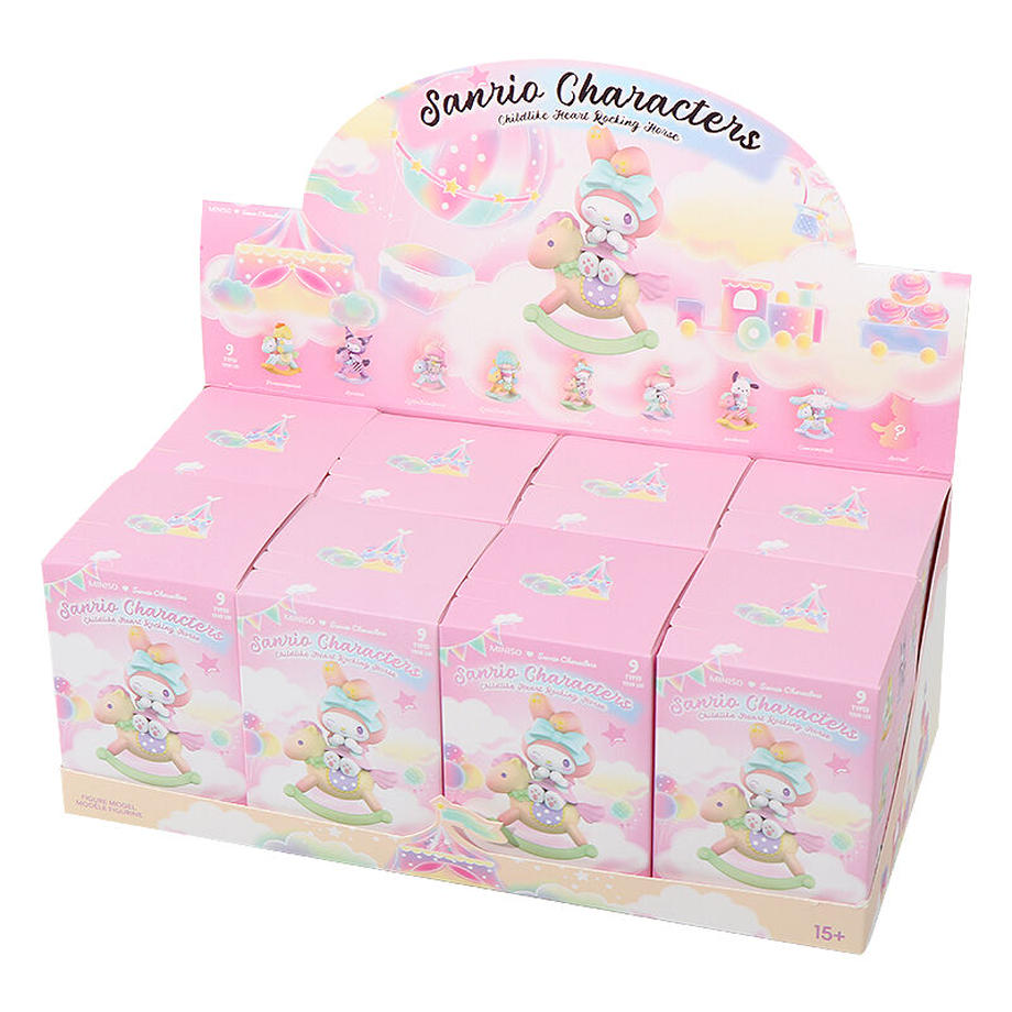 Miniso x Sanrio Characters Childlike Heart Rocking Horse Series-Single Box (Random)-Miniso-Ace Cards & Collectibles