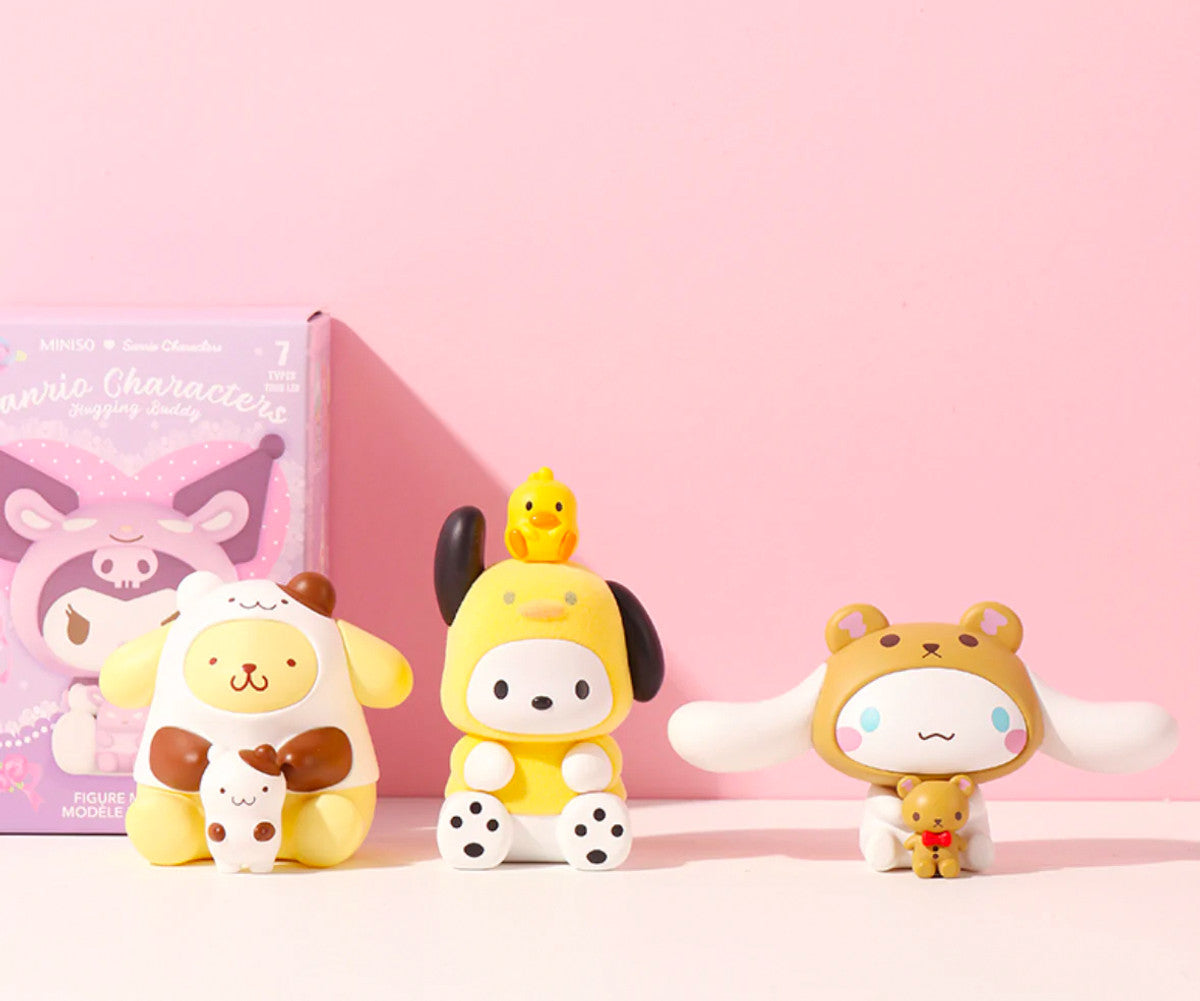 Miniso x Sanrio Characters Hugging Buddy Series-Single Box (Random)-Miniso-Ace Cards &amp; Collectibles