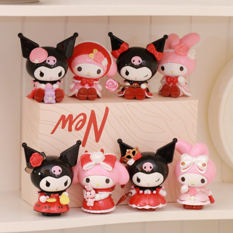 Miniso x Sanrio Characters My Melody &amp; Kuromi Rose and Earl Series-Single Box (Random)-Miniso-Ace Cards &amp; Collectibles