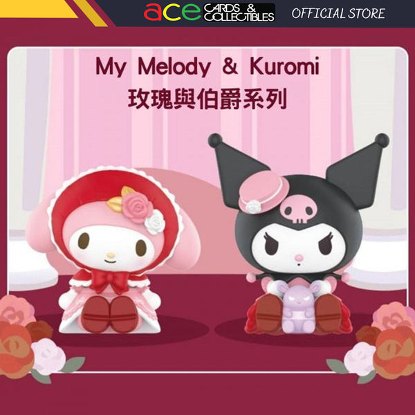 Miniso x Sanrio Characters My Melody & Kuromi Rose and Earl Series-Whole Display Box (8pcs)-Miniso-Ace Cards & Collectibles