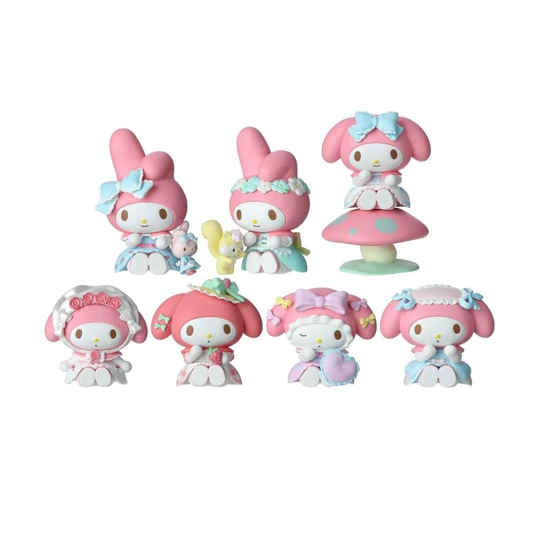 Miniso Sanrio Characters Bunny Series 6pcs Blind Box Cinnamon Kuromi Hello  Kitty