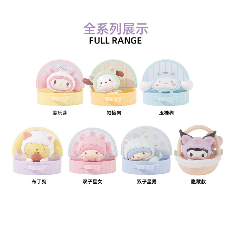 Miniso x Sanrio Characters Peekaboo Series-Whole Display Box (6pcs)-Miniso-Ace Cards & Collectibles