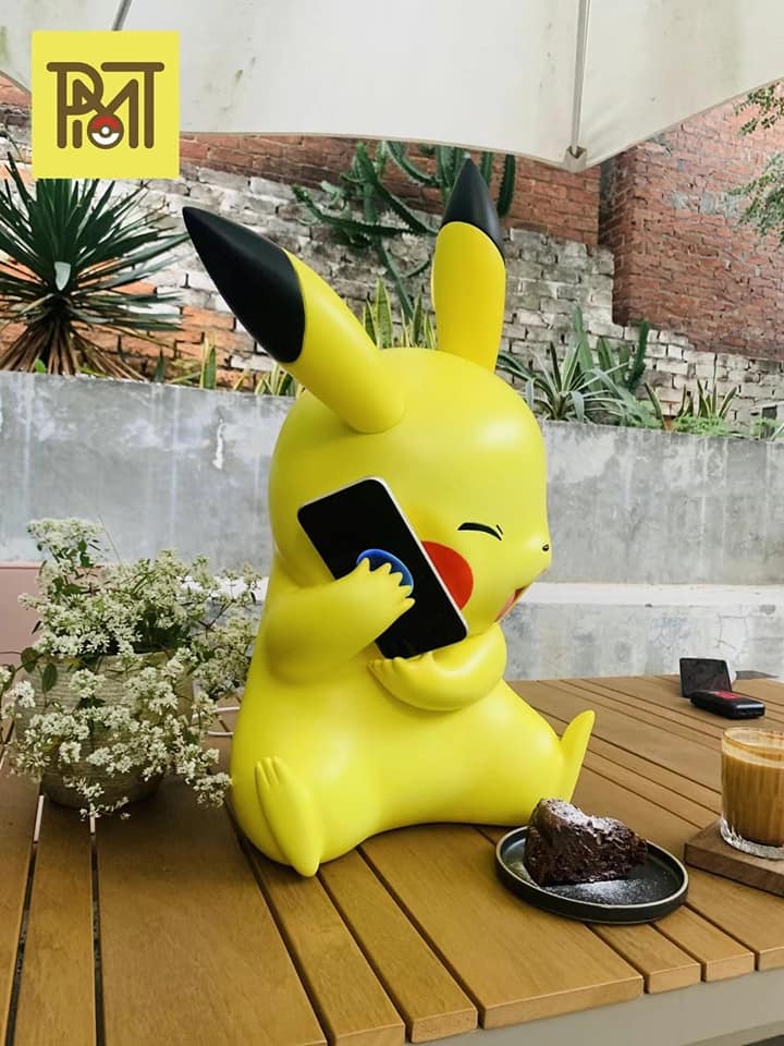PMT Studio - Pikachu wireless phone charger [1/1 scale]-PMT Studio-Ace Cards &amp; Collectibles
