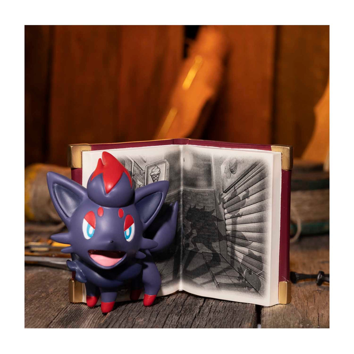 Pokémon Center × Vic Lee: Pokémon Scary Stories Figure &quot;Story of Zorua&quot;-Pokemon Centre-Ace Cards &amp; Collectibles
