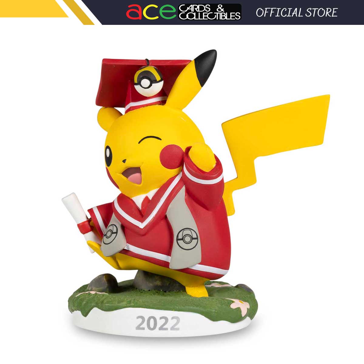 Pokémon Graduation Pikachu 2022 Figure &quot;Pikachu&quot; (Male)-Pokemon Centre-Ace Cards &amp; Collectibles