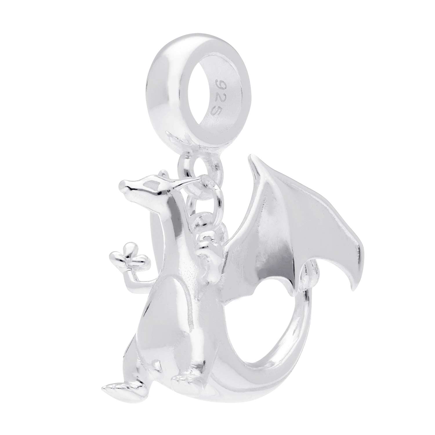 Pokémon Jewelry Sterling Silver Dangle Charm "Charizard"-Pokemon Centre-Ace Cards & Collectibles