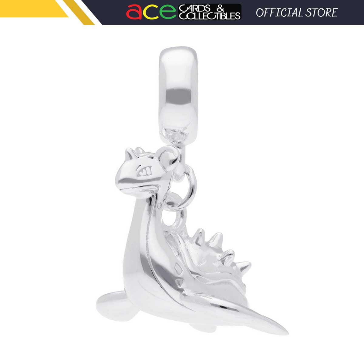 Pokémon Jewelry Sterling Silver Dangle Charm "Lapras"-Pokemon Centre-Ace Cards & Collectibles