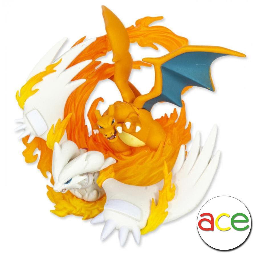 Pokemon Reshiram & Charizard GX Collectible Figure-Pokemon Centre-Ace Cards & Collectibles