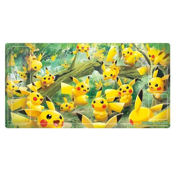 Pokemon TCG: -Astonishing Volt Tackle- Pikachu Forest Playmat-Pokemon Centre-Ace Cards &amp; Collectibles