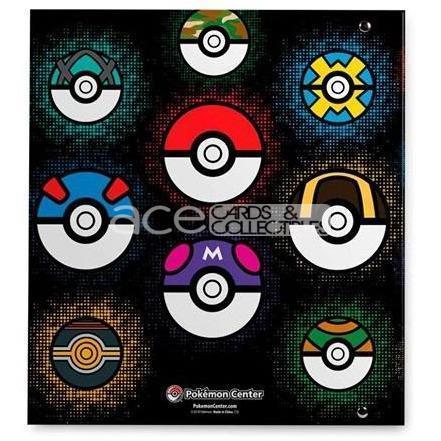 Pokemon TCG D-Ring Binder &quot;Poké Ball Pattern&quot;-Pokemon Centre-Ace Cards &amp; Collectibles