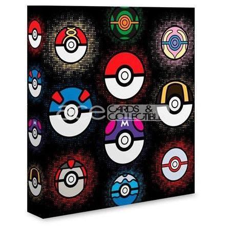 Pokemon TCG D-Ring Binder "Poké Ball Pattern"-Pokemon Centre-Ace Cards & Collectibles