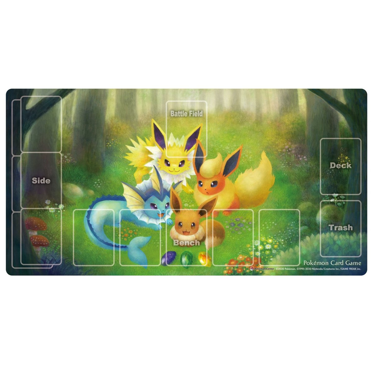 Pokemon TCG: Eevee and Evolution Playmat-Pokemon Centre-Ace Cards &amp; Collectibles