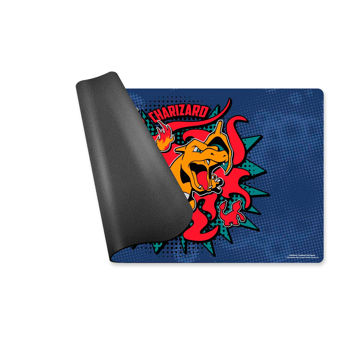 Pokemon TCG: Fierce Charizard Playmat-Pokemon Centre-Ace Cards &amp; Collectibles