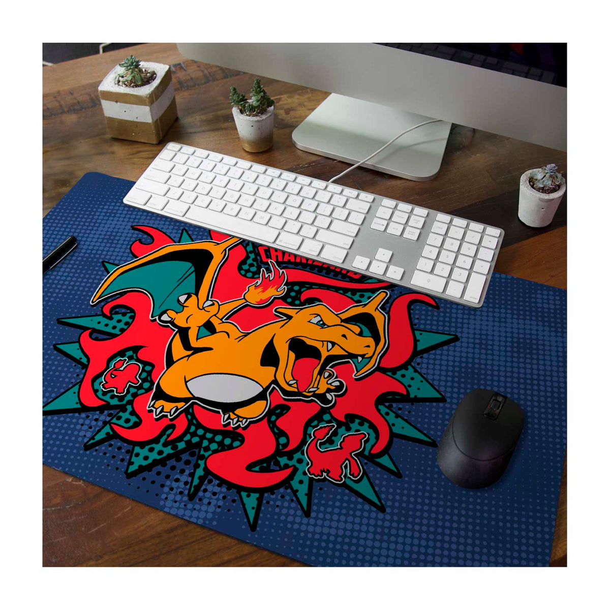 Pokemon TCG: Fierce Charizard Playmat-Pokemon Centre-Ace Cards & Collectibles