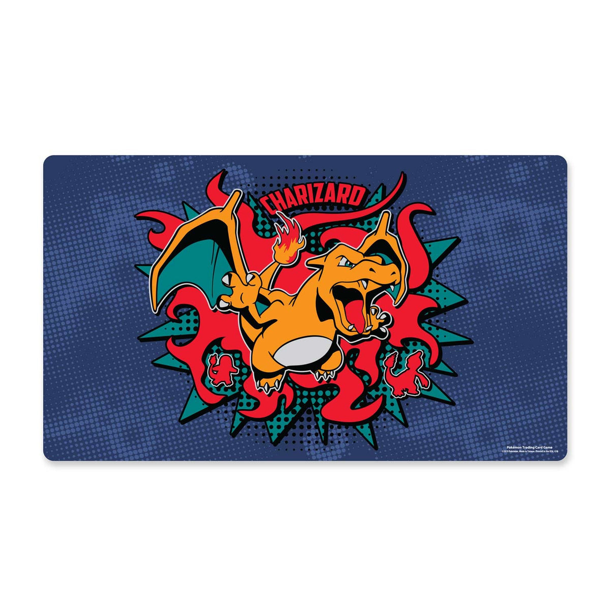 Pokemon TCG: Fierce Charizard Playmat-Pokemon Centre-Ace Cards & Collectibles