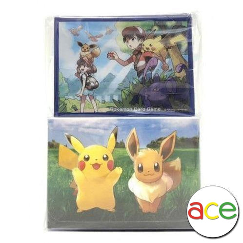 Pokemon TCG Sleeve & Deck Box Event Exclusive (Pikachu & Eevee)-Pokemon Centre-Ace Cards & Collectibles
