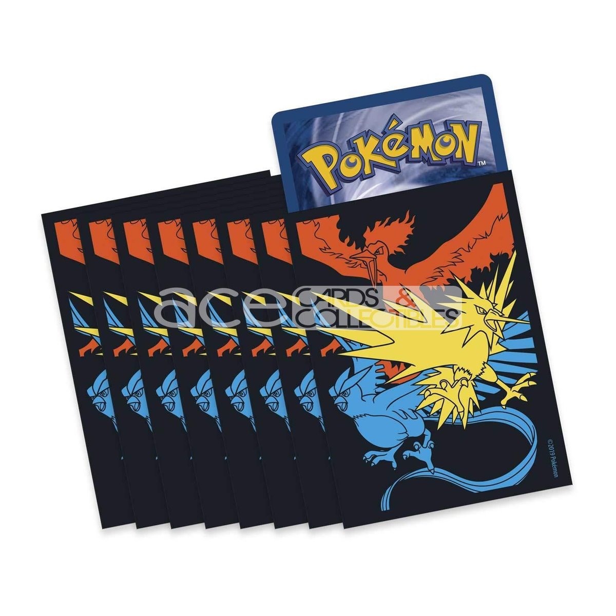 Pokemon TCG Sleeves Etb (Articuno &amp; Zapdos &amp; Moltres)-Pokemon Centre-Ace Cards &amp; Collectibles