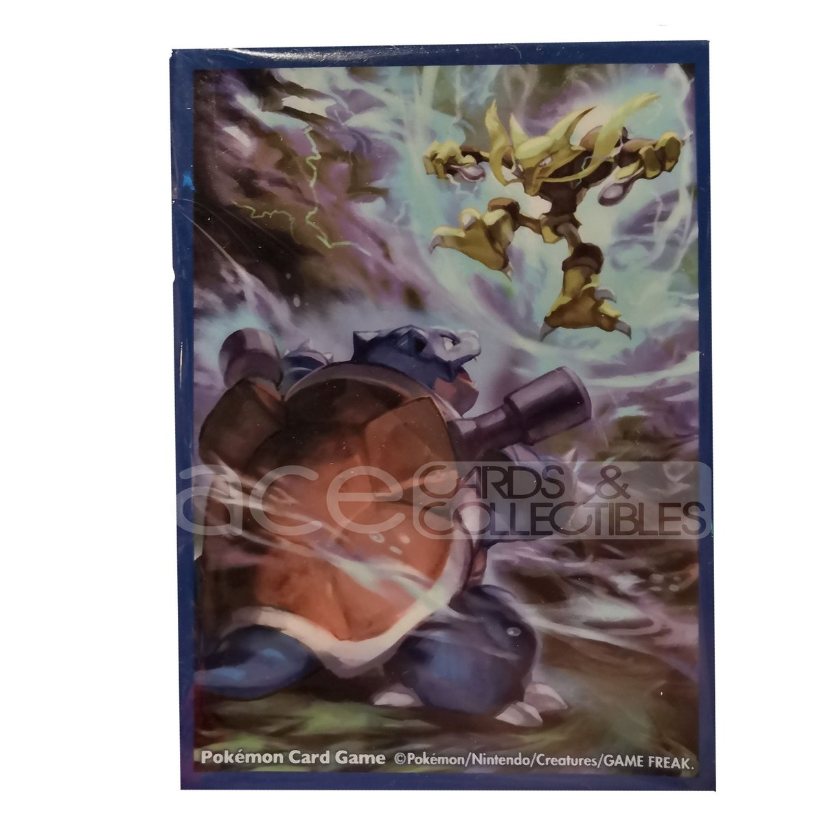 Pokemon TCG Sleeves Event Exclusive (Blastoise VS Alakazam)-Pokemon Centre-Ace Cards &amp; Collectibles