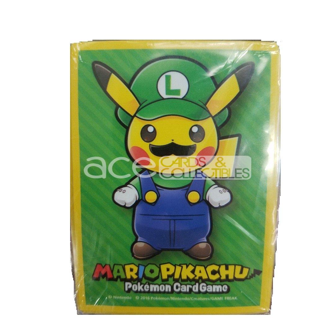 Pokemon TCG Sleeves Event Exclusive (Pikachu Luigi)-Pokemon Centre-Ace Cards &amp; Collectibles