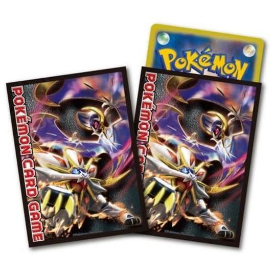 Pokemon TCG Sleeves (Solgaleo &amp; Lunala)-Pokemon Centre-Ace Cards &amp; Collectibles